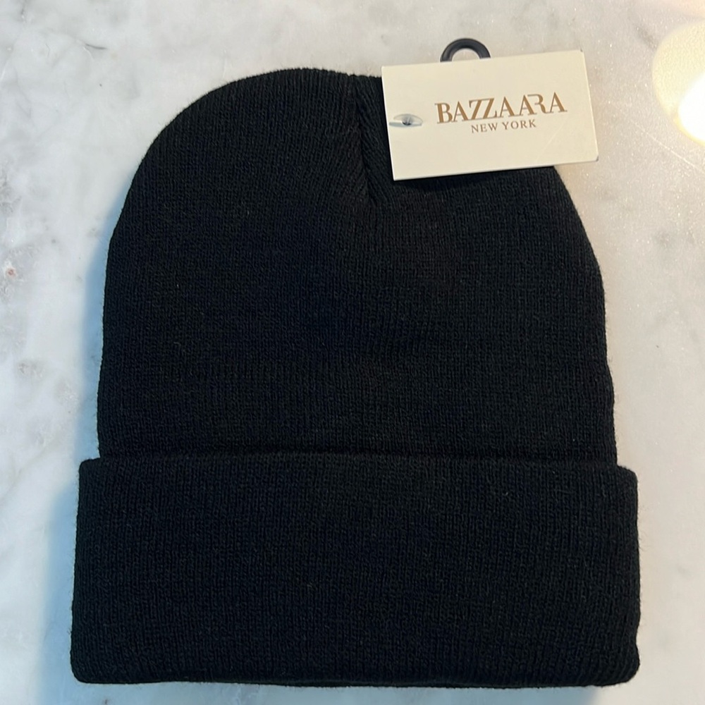 BRAND NEW Bazzaara New York Beanie Hat in Black